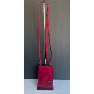 Travelon Travel Red Nylon Polyester Multi Pocket/Slot Crossbody Purse Fanny Pack